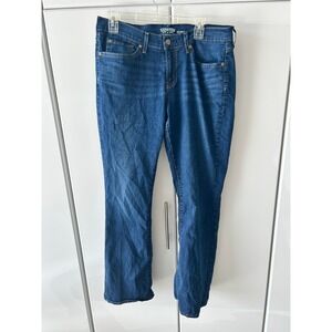 Signature by Levi Strauss & Co Womens Curvy Straight Jeans Medium Wash Size 18